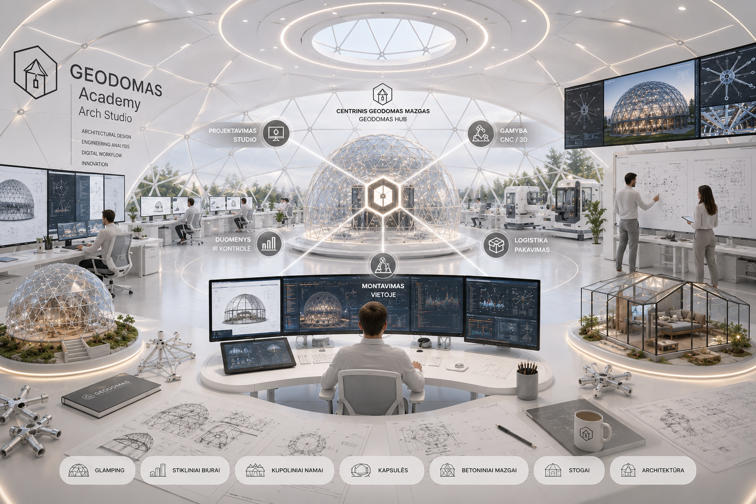 GEODOMAS – cupolă în natură și un proiect de agrement