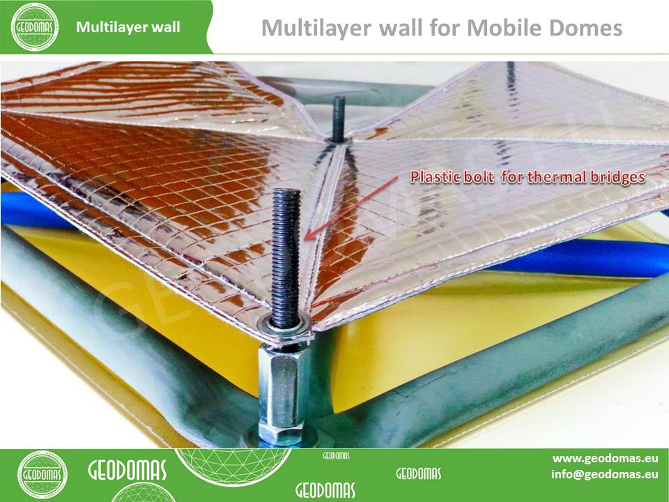 Nacionalinės nelaimių metu prieglaudos apgyvendinimo moduliniai kupolai