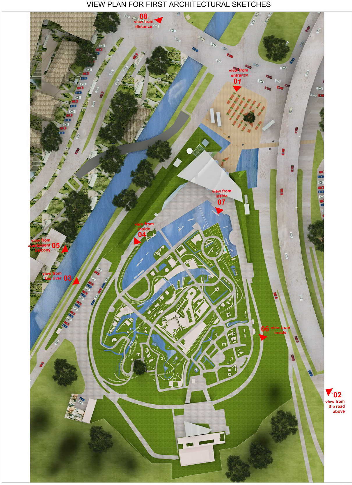 Madurodamo miniatiūrų parko Olandijoje viršelio koncepcija