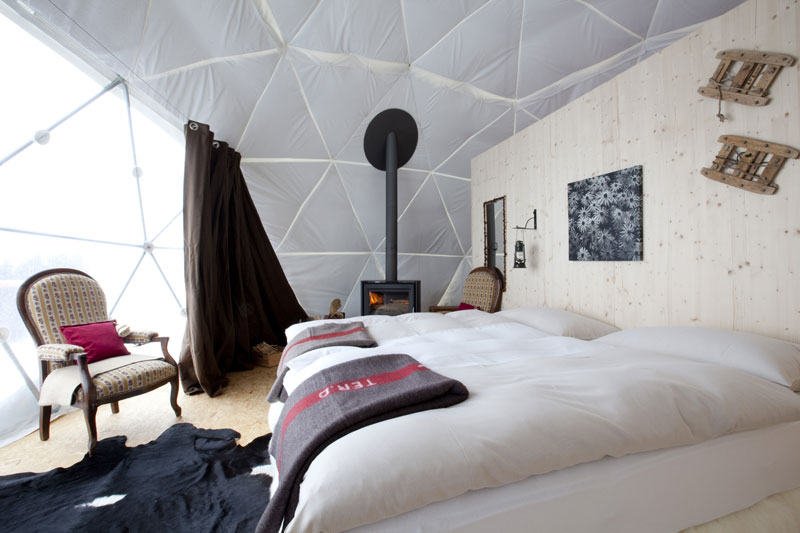 Nacionalinės nelaimių metu prieglaudos apgyvendinimo moduliniai kupolai