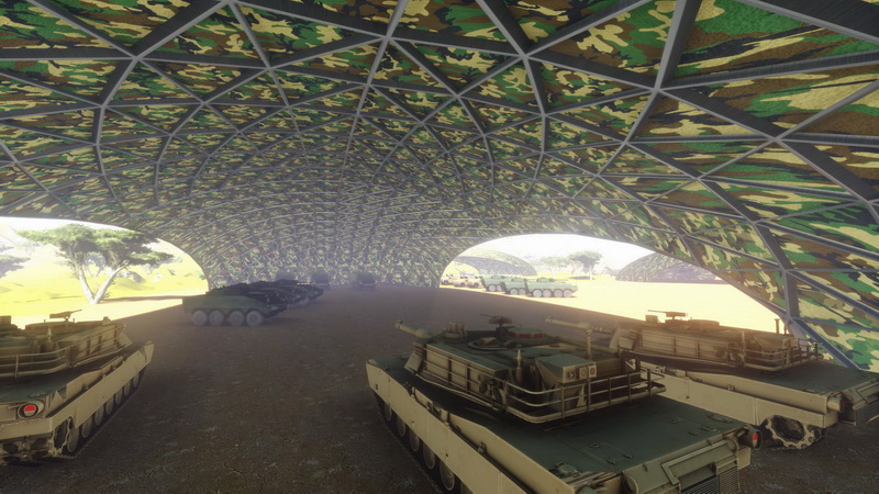 Kamufliažiniai Kompleksai Kupoluose | Spec. Operacijų Stovykloms ir Taikos Palaikymo Pajėgoms