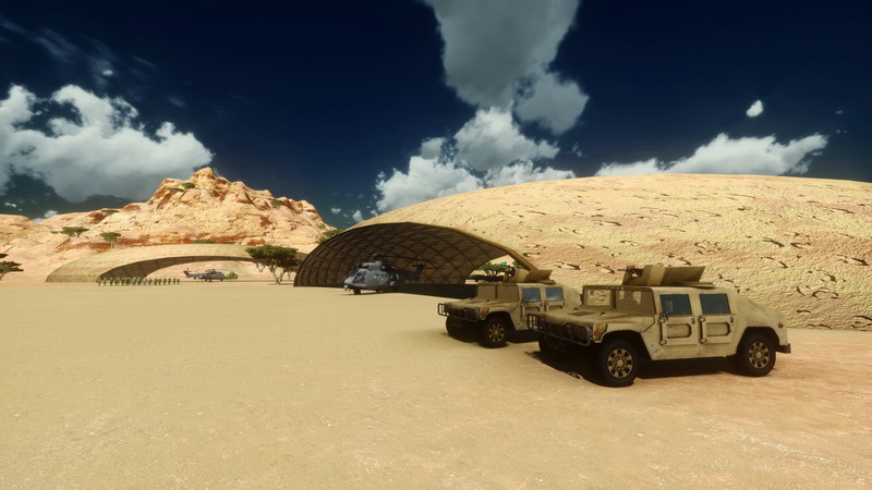 Kamufliažiniai Kompleksai Kupoluose | Spec. Operacijų Stovykloms ir Taikos Palaikymo Pajėgoms