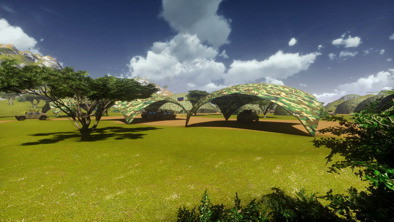 Kamufliažiniai Kompleksai Kupoluose | Spec. Operacijų Stovykloms ir Taikos Palaikymo Pajėgoms