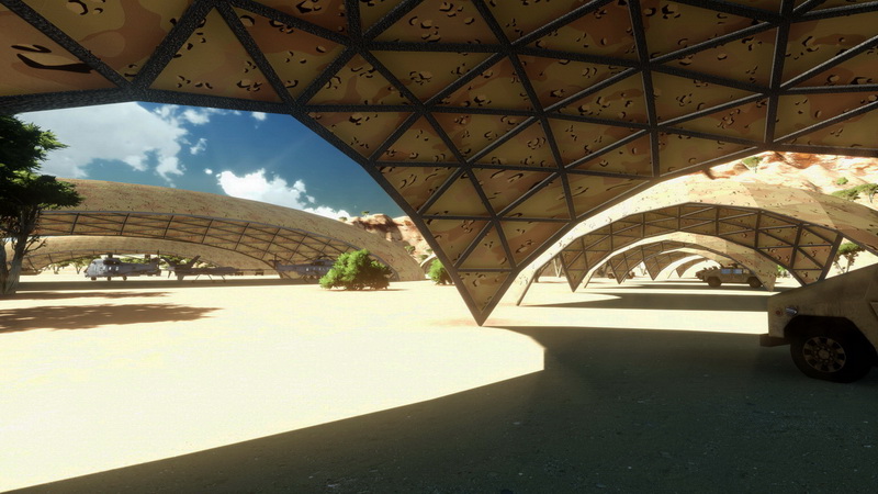 Kamufliažiniai Kompleksai Kupoluose | Spec. Operacijų Stovykloms ir Taikos Palaikymo Pajėgoms