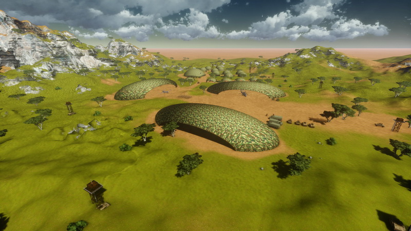 Kamufliažiniai Kompleksai Kupoluose | Spec. Operacijų Stovykloms ir Taikos Palaikymo Pajėgoms