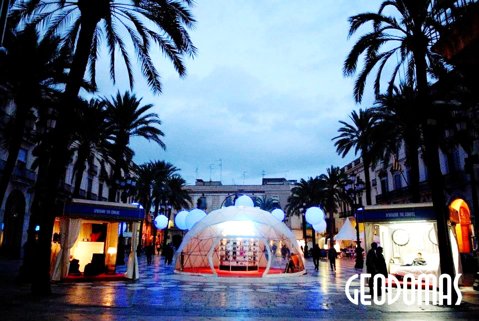 Mobilus Ø8m Kupolas „Viu Comercial Mall“ | Vilanova, Ispanija