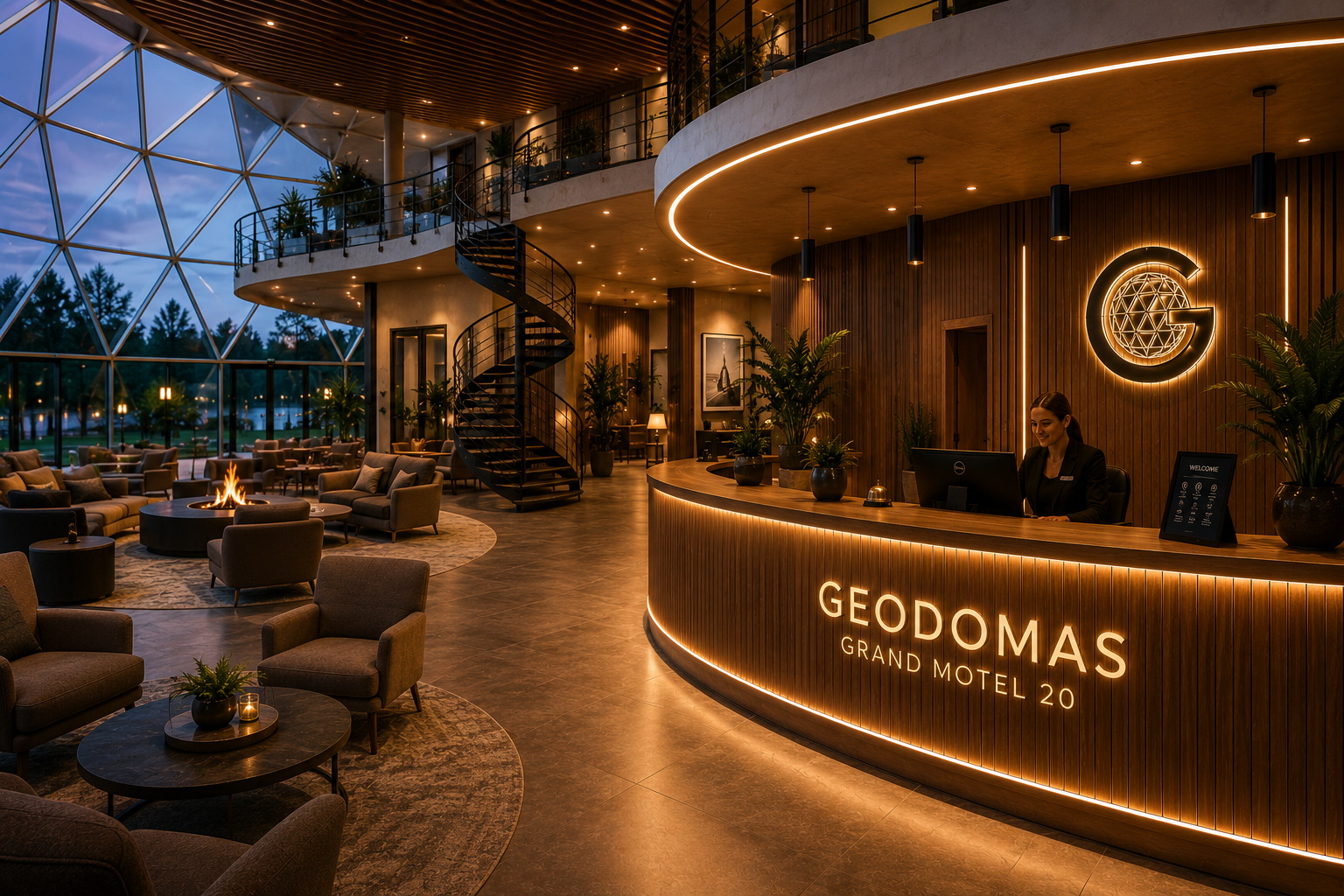 GEODOMAS GRAND MOTEL 20 | 20 kambarių Kupolas virš 500m²