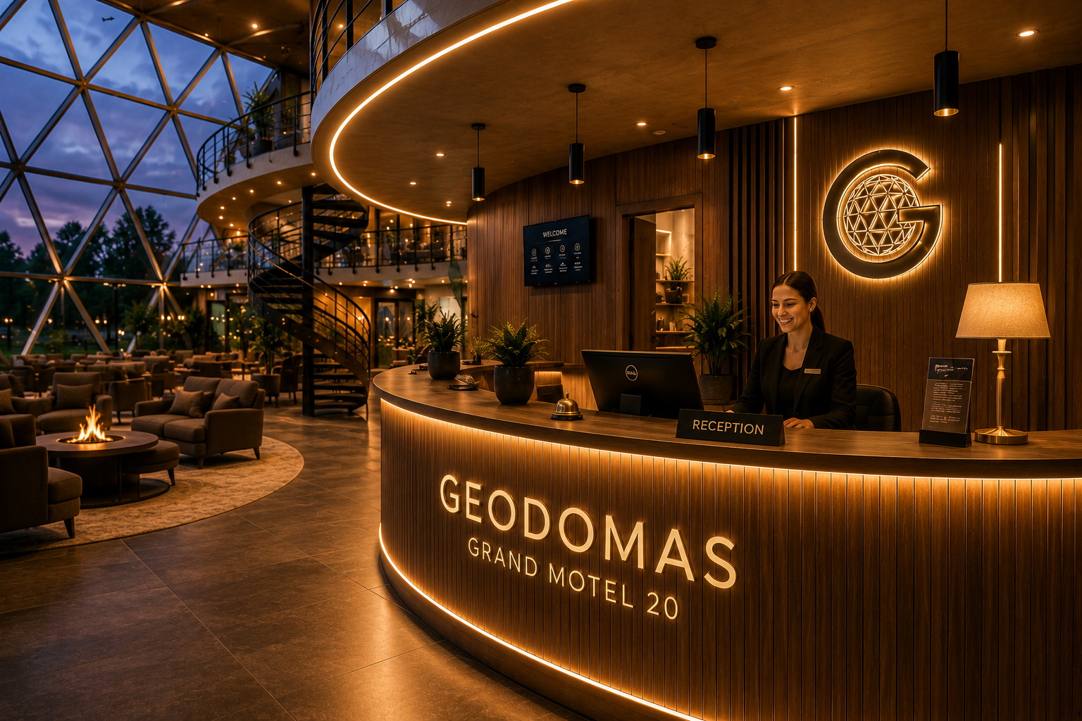 GEODOMAS GRAND MOTEL 20 | 20 kambarių Kupolas virš 500m²