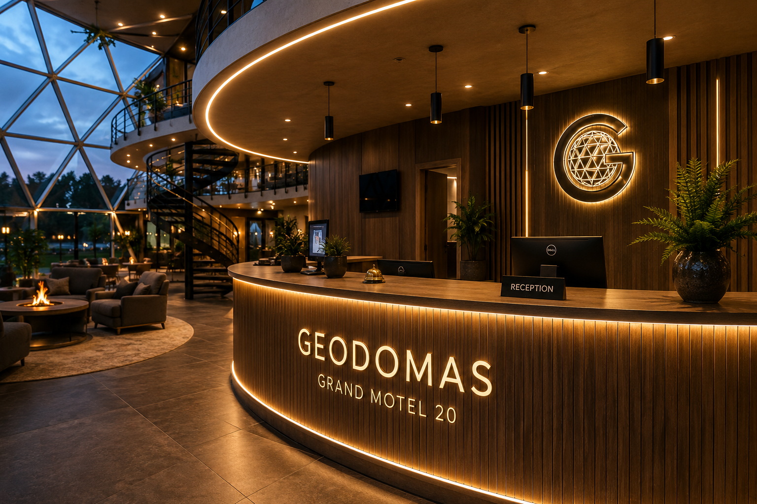 GEODOMAS GRAND MOTEL 20 | 20 kambarių Kupolas virš 500m²