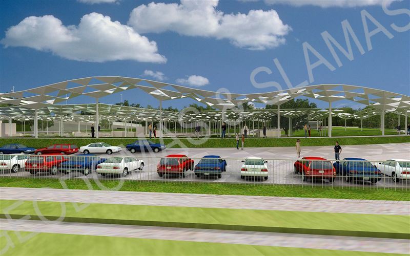 Madurodamo miniatiūrų parko Olandijoje viršelio koncepcija