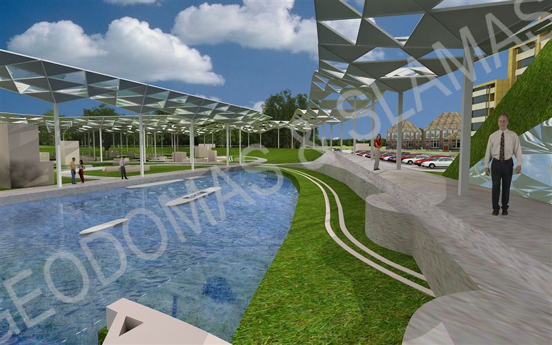 Madurodamo miniatiūrų parko Olandijoje viršelio koncepcija