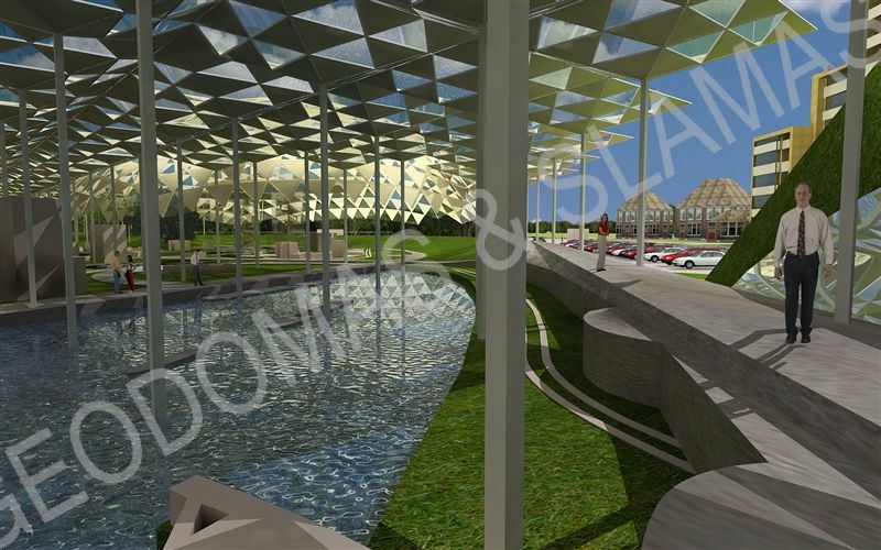 Madurodamo miniatiūrų parko Olandijoje viršelio koncepcija