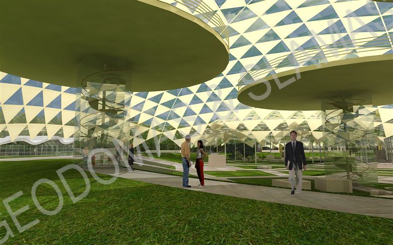 Madurodamo miniatiūrų parko Olandijoje viršelio koncepcija