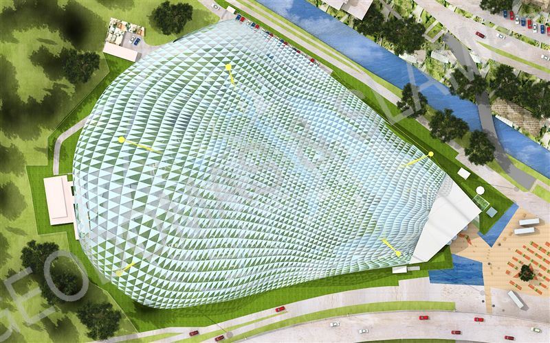 Madurodamo miniatiūrų parko Olandijoje viršelio koncepcija