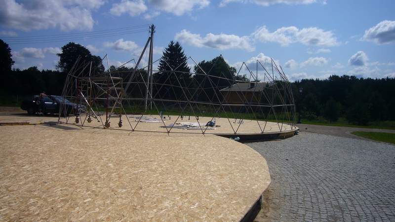 Pokylių Kompleksas “Jusinė”, 450m² Kupolai Ø20m & Ø13m | Pabradė, Lietuva