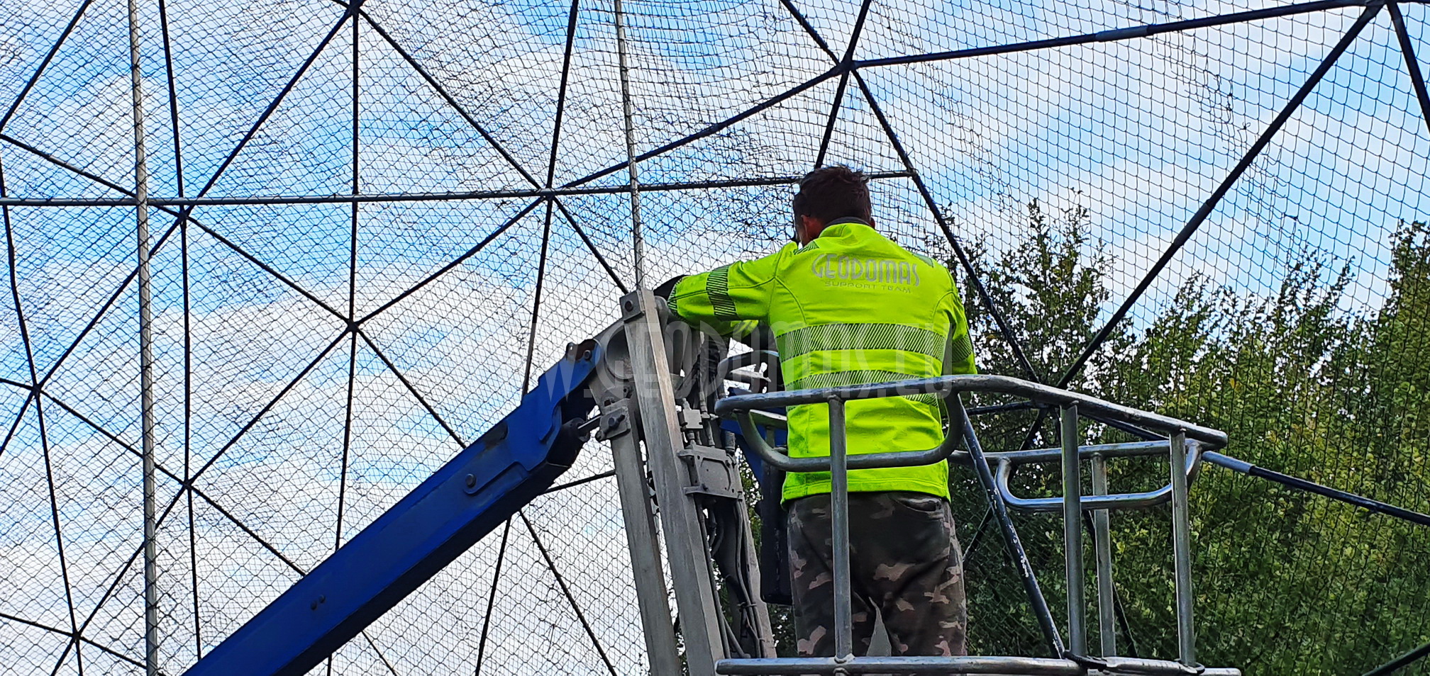 Ø6-Ø7-Ø30m Kupolai Laukinių Paukščių Reabilitacijos Centrui | Bukvald, Lenkija