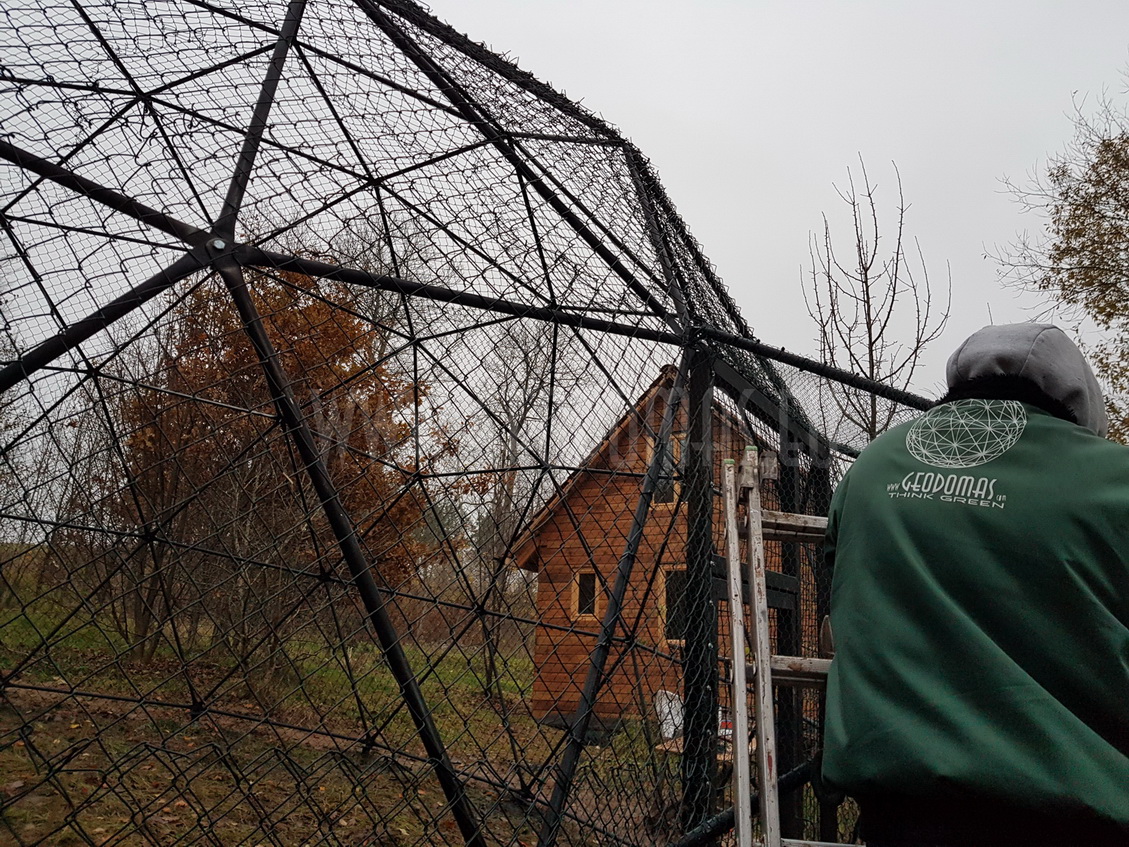 Ø6-Ø7-Ø30m Kupolai Laukinių Paukščių Reabilitacijos Centrui | Bukvald, Lenkija