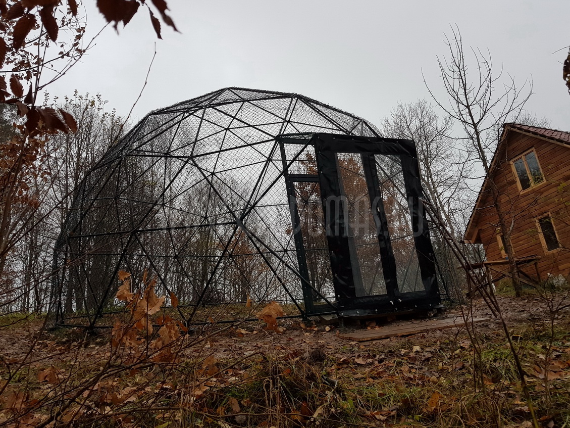 Ø6-Ø7-Ø30m Kupolai Laukinių Paukščių Reabilitacijos Centrui | Bukvald, Lenkija