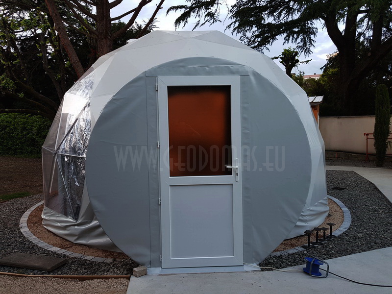 30m² Lauko Klasė Ø6m kupolas | Kūrybinė studija