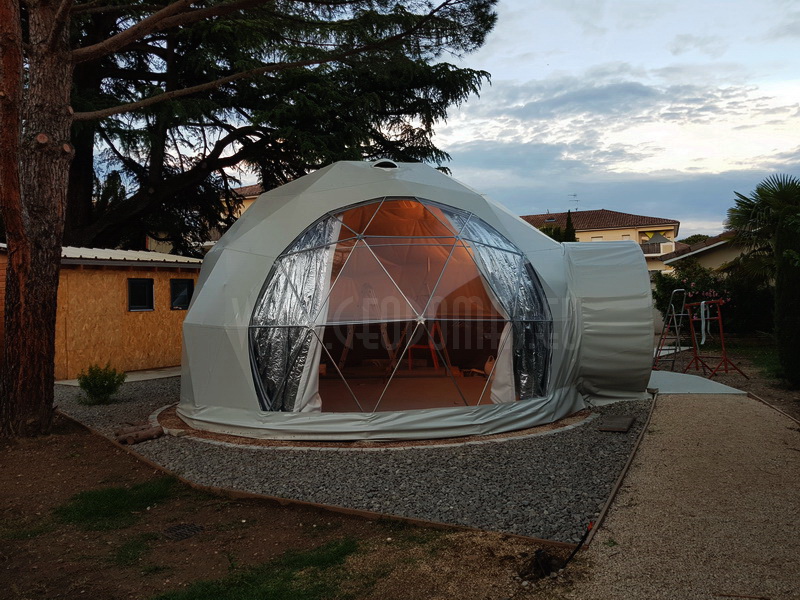 30m² Lauko Klasė Ø6m kupolas | Kūrybinė studija