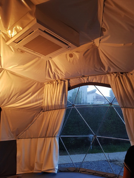 30m² Lauko Klasė Ø6m kupolas | Kūrybinė studija
