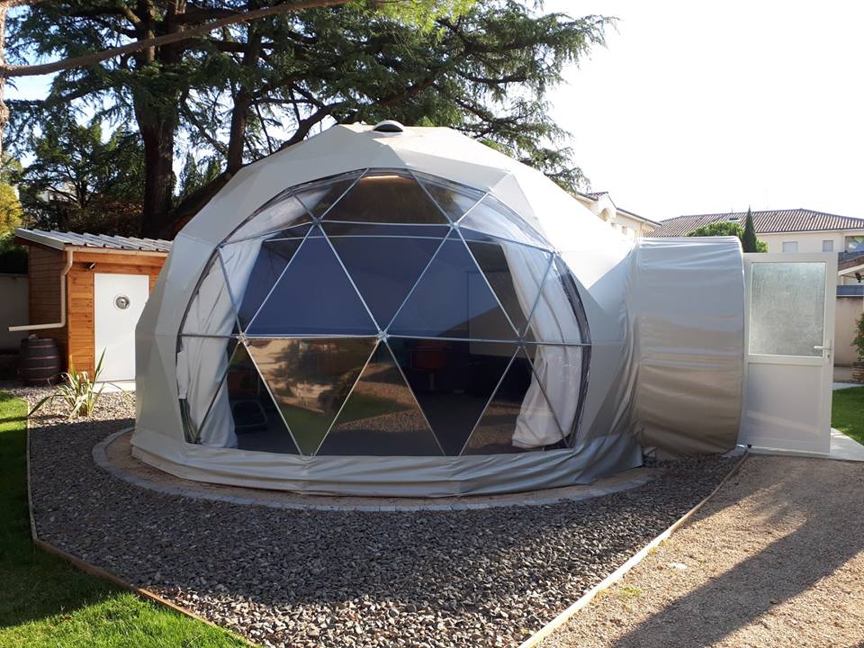 30m² Lauko Klasė Ø6m kupolas | Kūrybinė studija