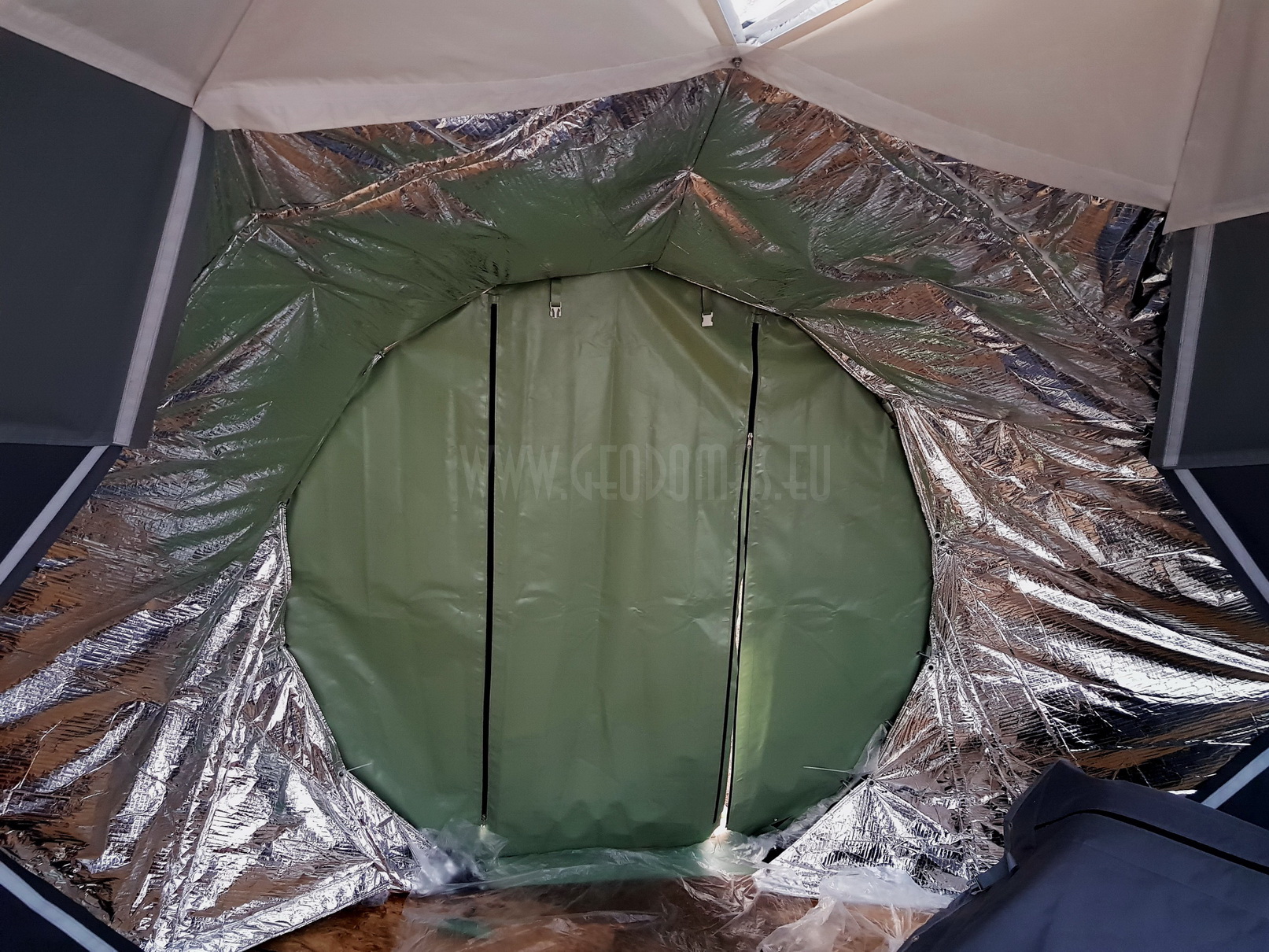 Mobilus Kupolas Ežero Krante 25m2 Ø5m F3 | Olštynas, Lenkija