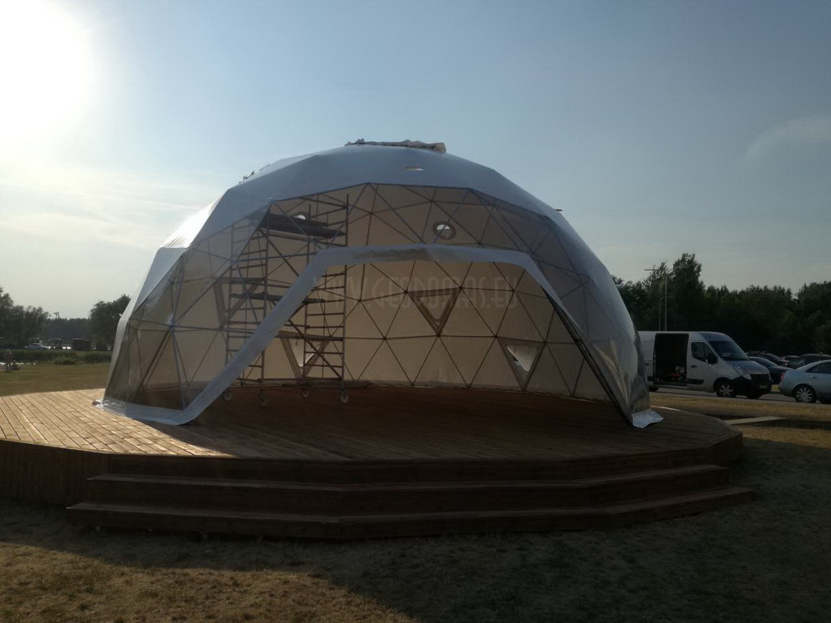 Ø11m & Ø6m „Vytautas Mineral SPA“ Terasos Kupolai | Birštonas, Lietuva