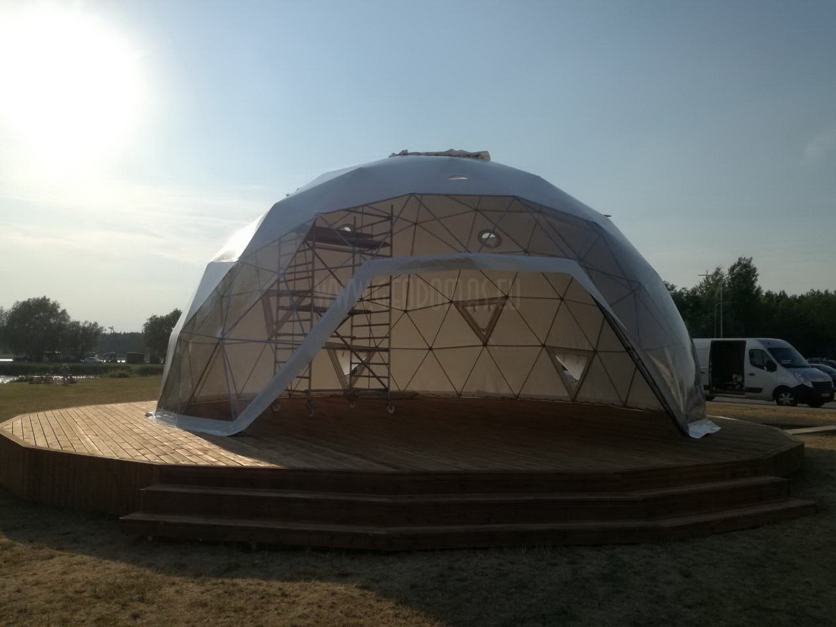 Ø11m & Ø6m „Vytautas Mineral SPA“ Terasos Kupolai | Birštonas, Lietuva