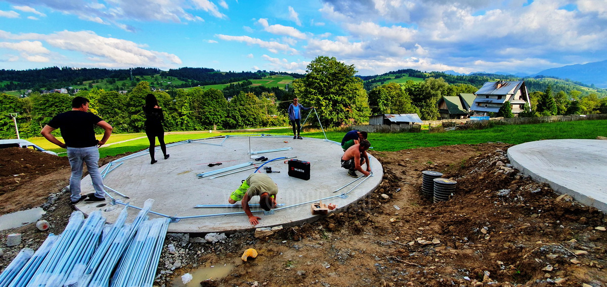 35m² Glamp Royal poilsiavietė Ø6,7m x 4kompl Kupolai | Zakopanė, Lenkija