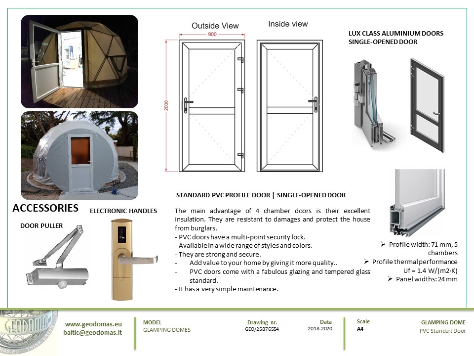 35m² Glamp Royal poilsiavietė Ø6,7m x 4kompl Kupolai | Zakopanė, Lenkija
