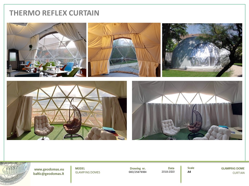 35m² Glamp Royal poilsiavietė Ø6,7m x 4kompl Kupolai | Zakopanė, Lenkija
