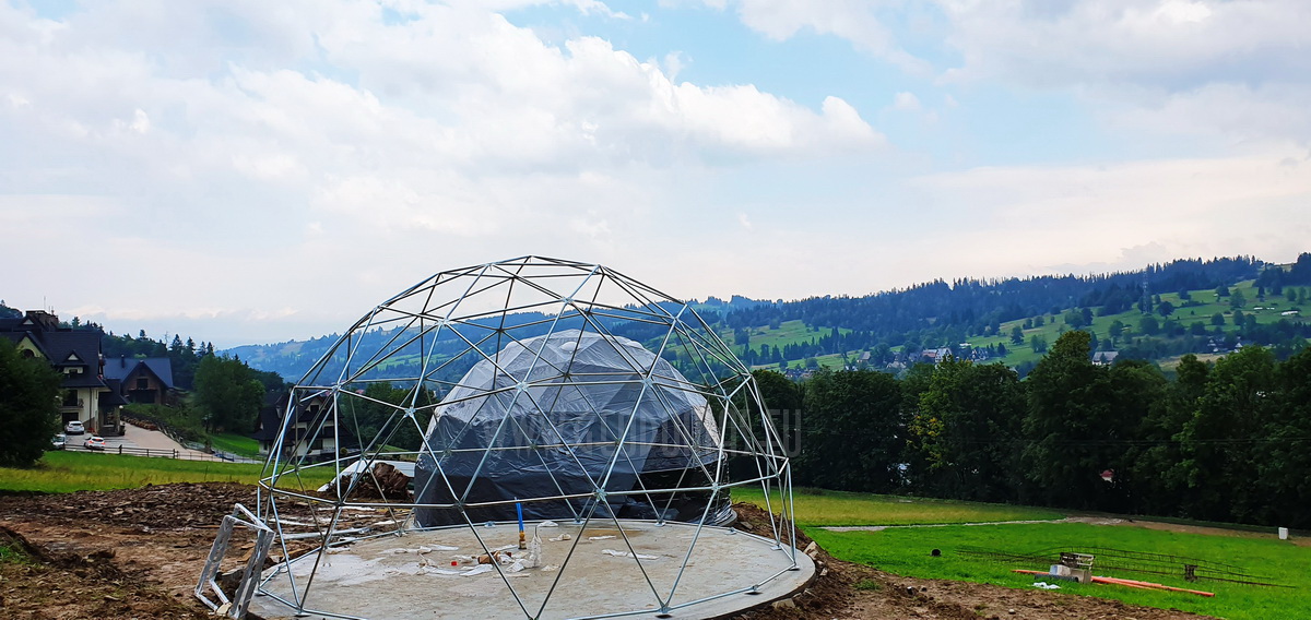 35m² Glamp Royal poilsiavietė Ø6,7m x 4kompl Kupolai | Zakopanė, Lenkija