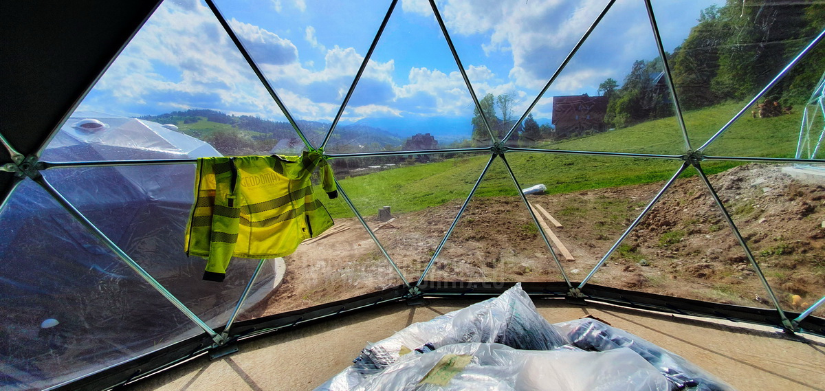 35m² Glamp Royal poilsiavietė Ø6,7m x 4kompl Kupolai | Zakopanė, Lenkija