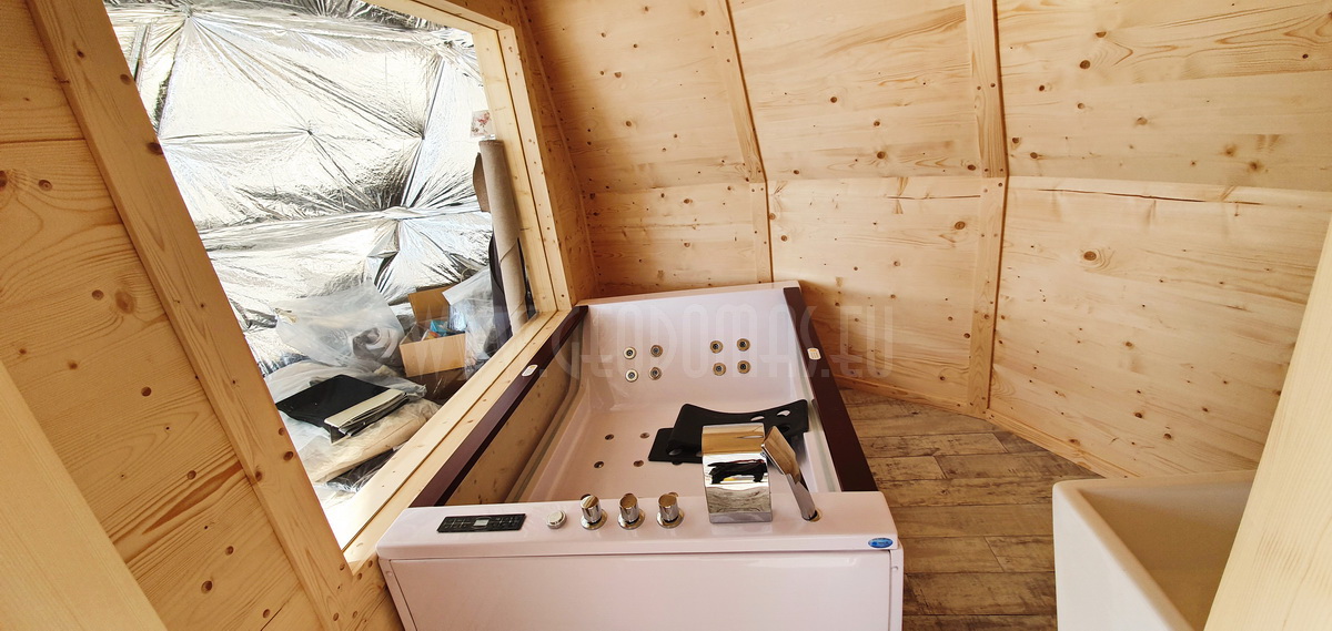 35m² Glamp Royal poilsiavietė Ø6,7m x 4kompl Kupolai | Zakopanė, Lenkija