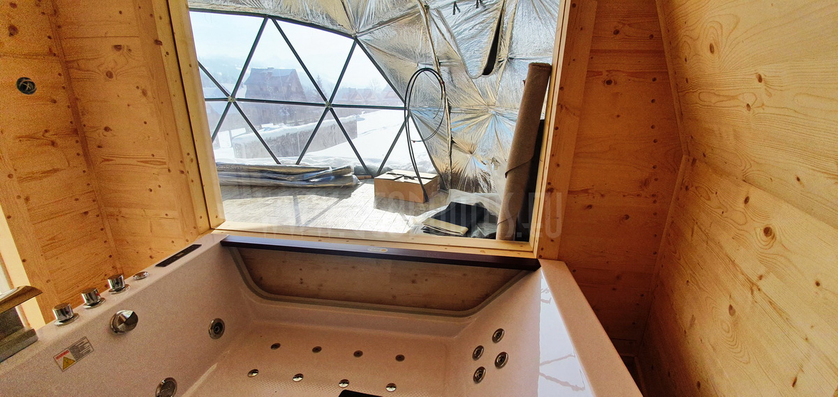 35m² Glamp Royal poilsiavietė Ø6,7m x 4kompl Kupolai | Zakopanė, Lenkija