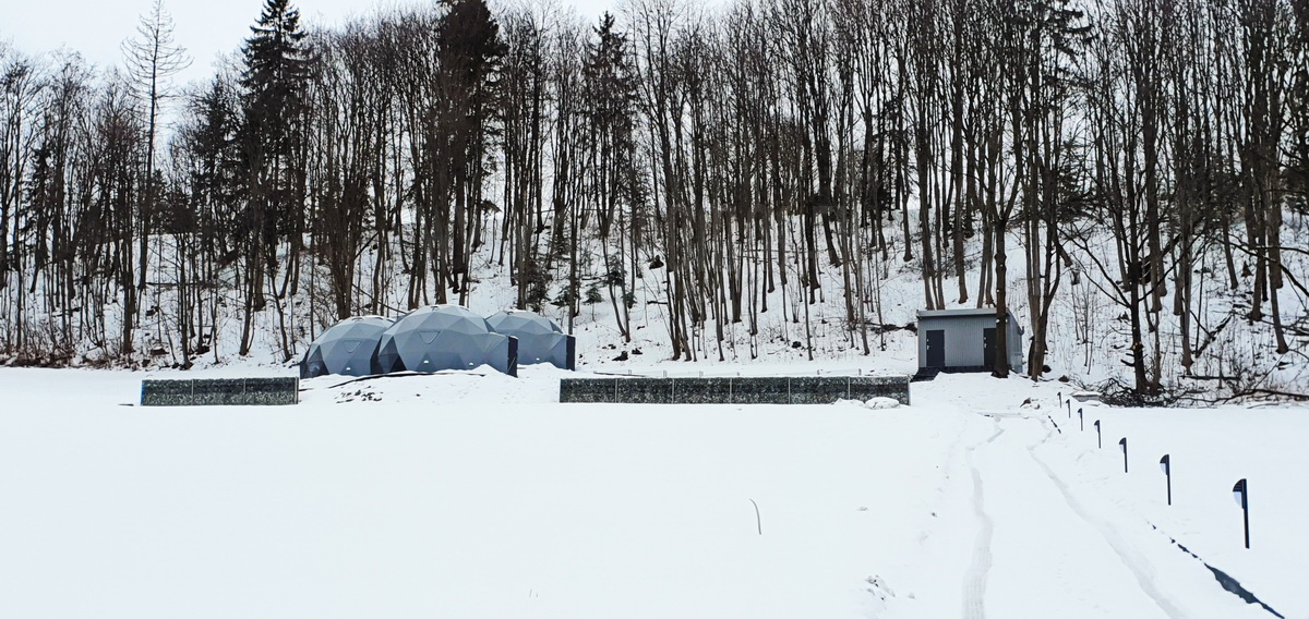 35m² Glamp Royal poilsiavietė Ø6,7m x 4kompl Kupolai | Zakopanė, Lenkija