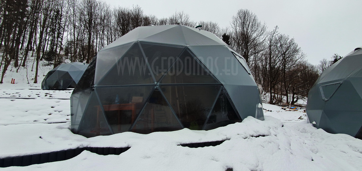 35m² Glamp Royal poilsiavietė Ø6,7m x 4kompl Kupolai | Zakopanė, Lenkija
