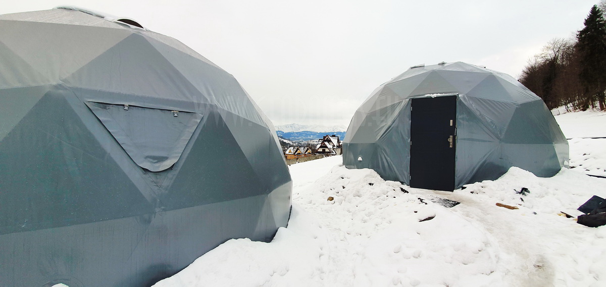 35m² Glamp Royal poilsiavietė Ø6,7m x 4kompl Kupolai | Zakopanė, Lenkija