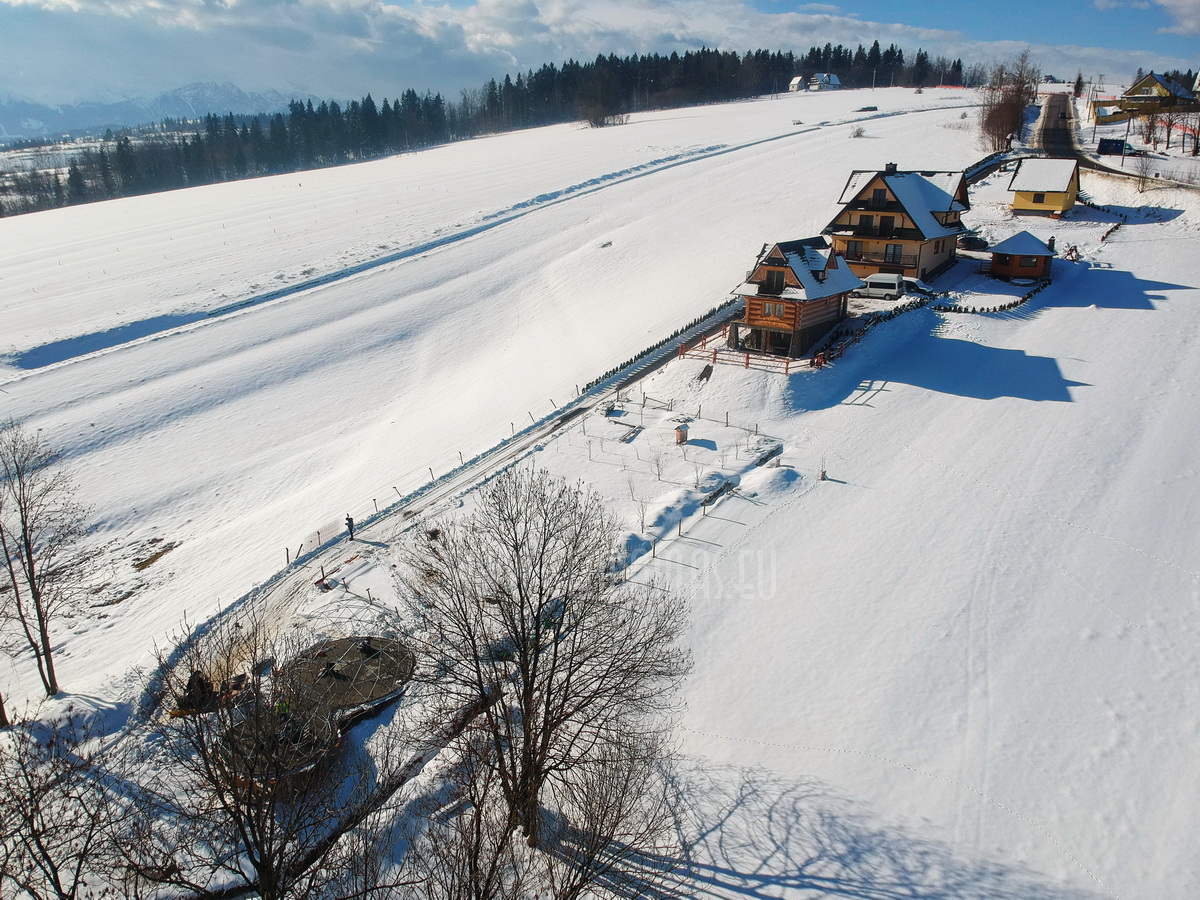 35m²+20m² Glamping SPA Kupolai Ø6,7m & Ø5m | Zakopanė, Lenkija