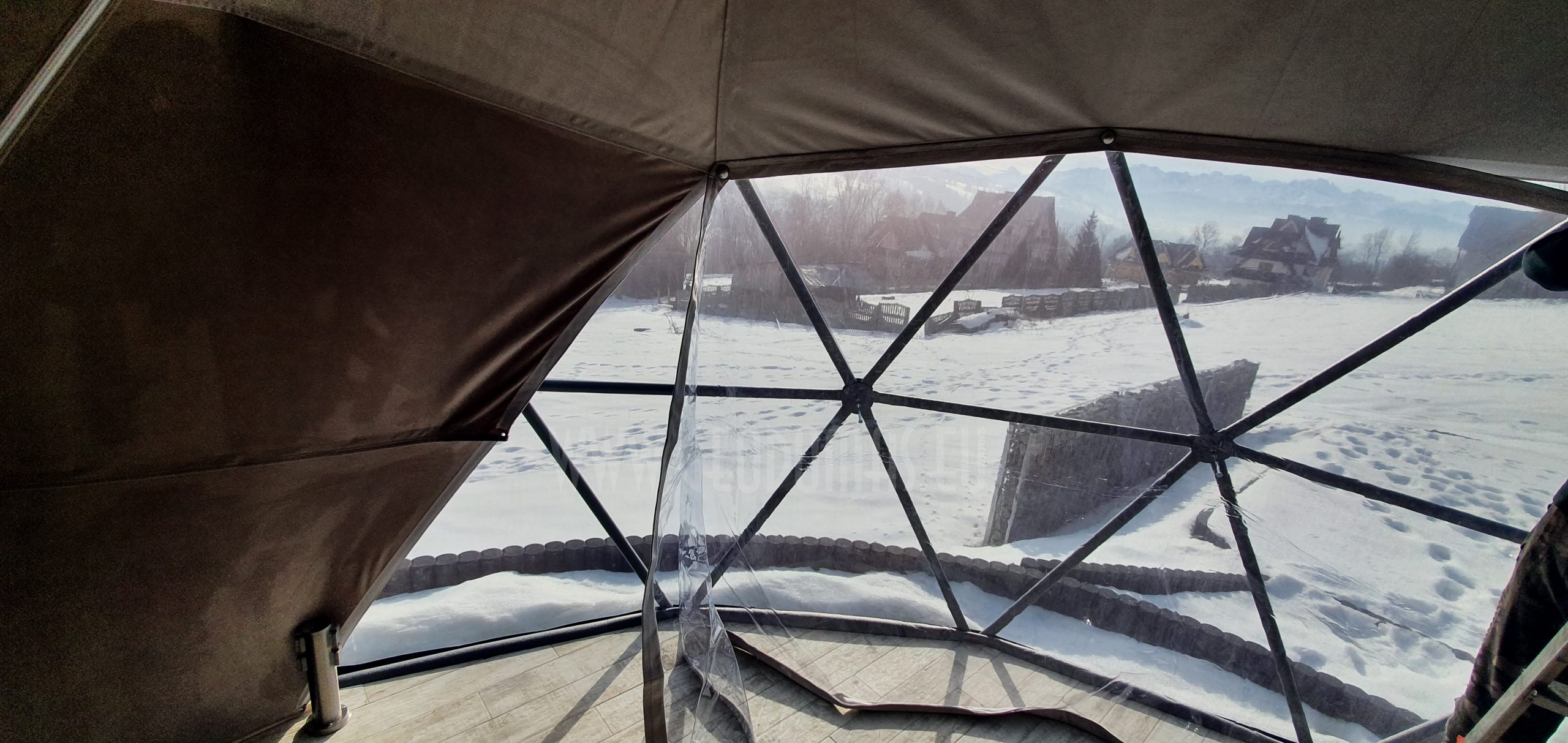 35m² Glamp Royal poilsiavietė Ø6,7m x 4kompl Kupolai | Zakopanė, Lenkija