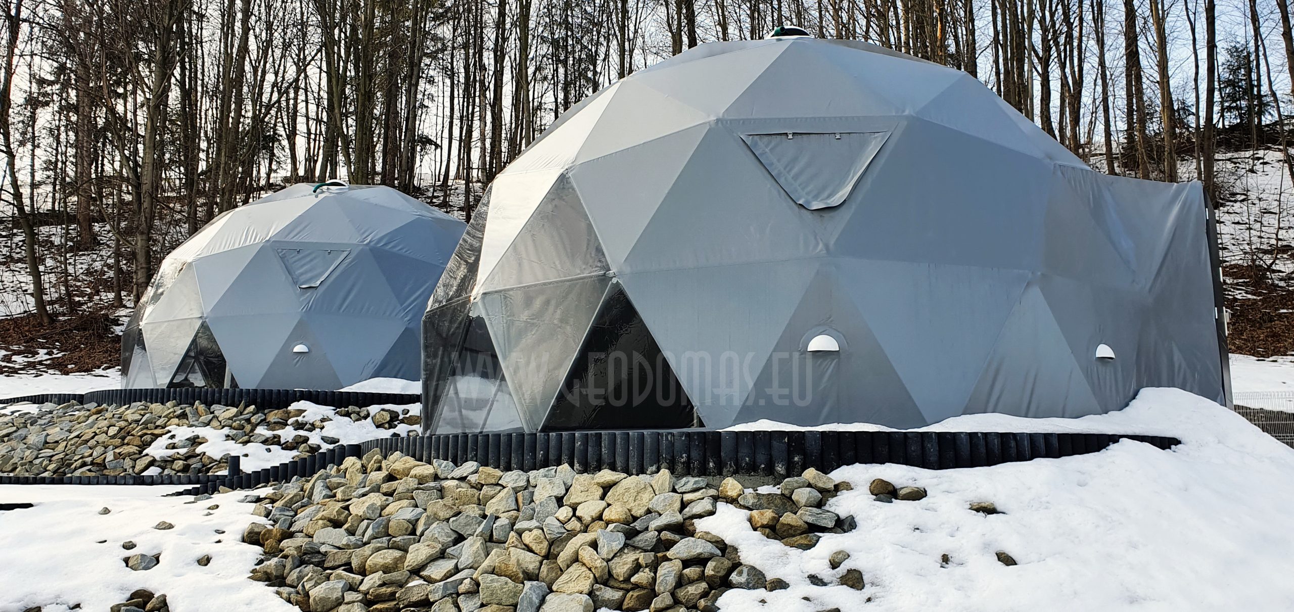 35m² Glamp Royal poilsiavietė Ø6,7m x 4kompl Kupolai | Zakopanė, Lenkija