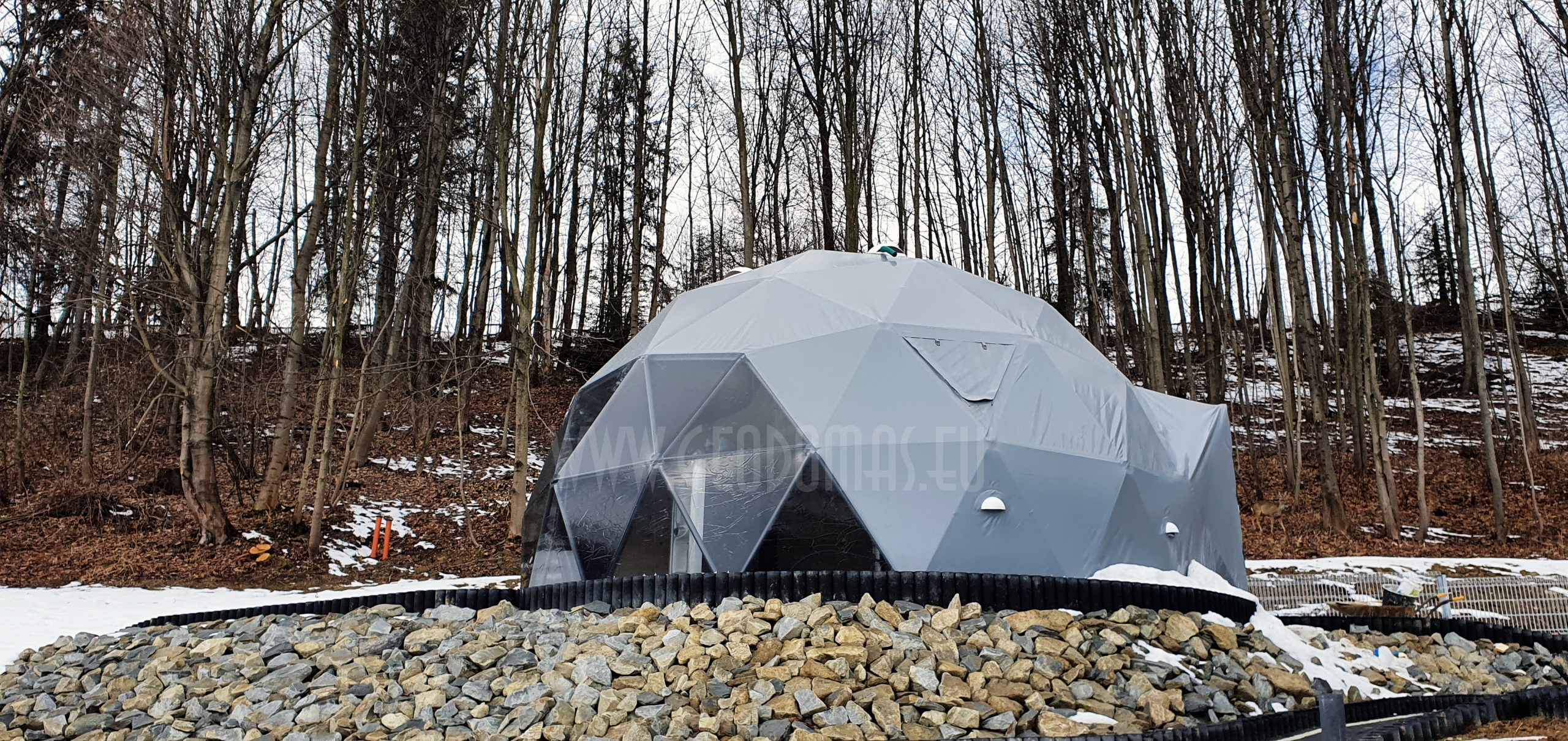 35m² Glamp Royal poilsiavietė Ø6,7m x 4kompl Kupolai | Zakopanė, Lenkija