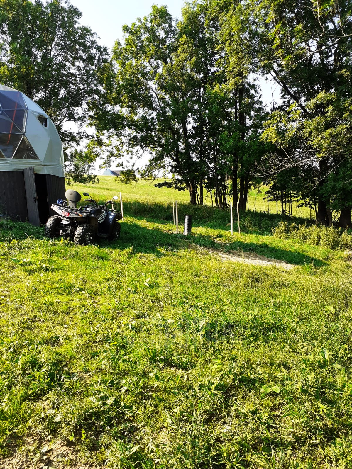 35m²+20m² Glamping SPA Kupolai Ø6,7m & Ø5m | Zakopanė, Lenkija