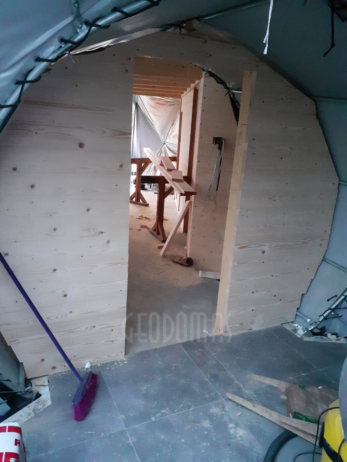 35m²+20m² Glamping SPA Kupolai Ø6,7m & Ø5m | Zakopanė, Lenkija