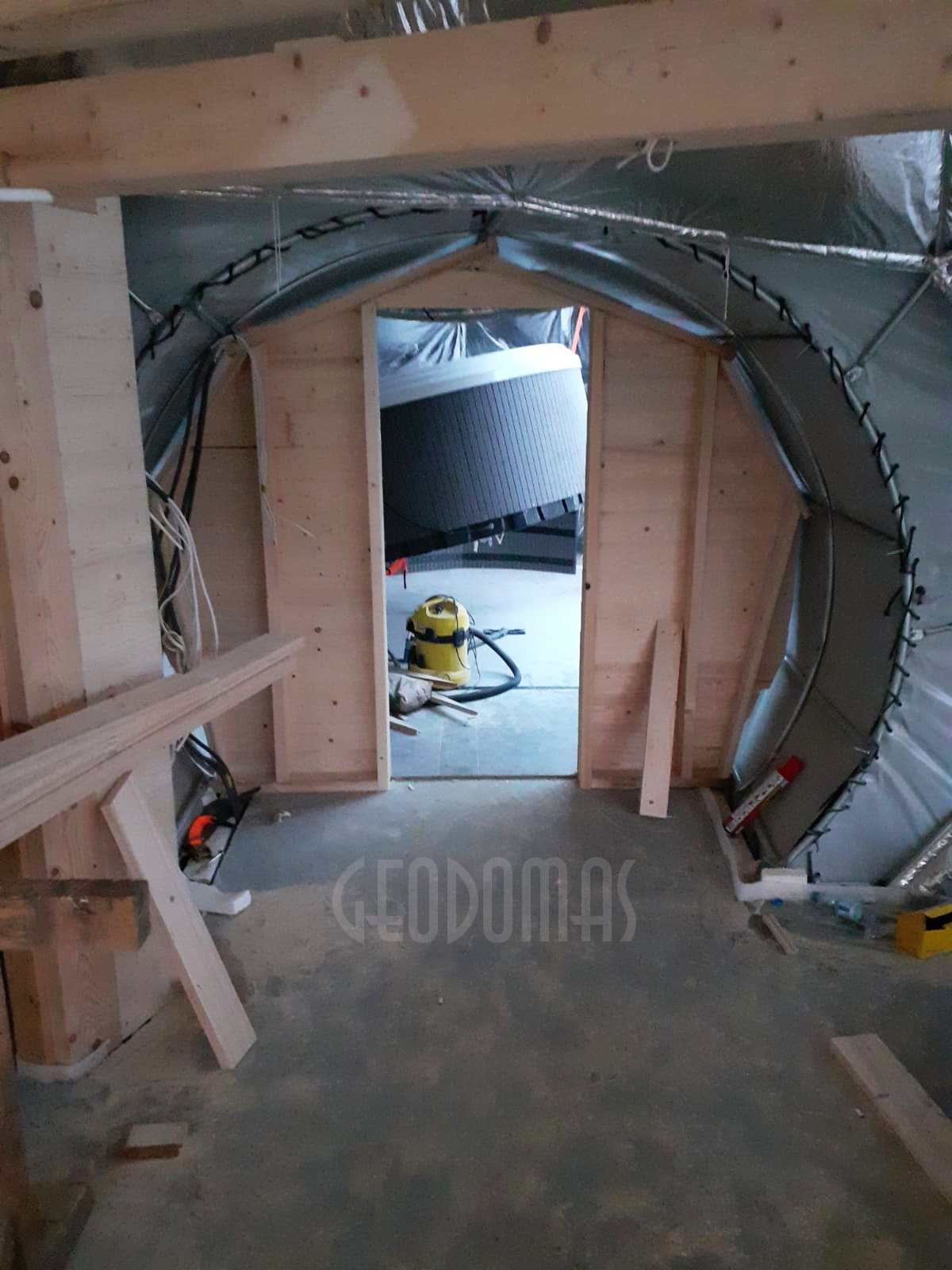 35m²+20m² Glamping SPA Kupolai Ø6,7m & Ø5m | Zakopanė, Lenkija