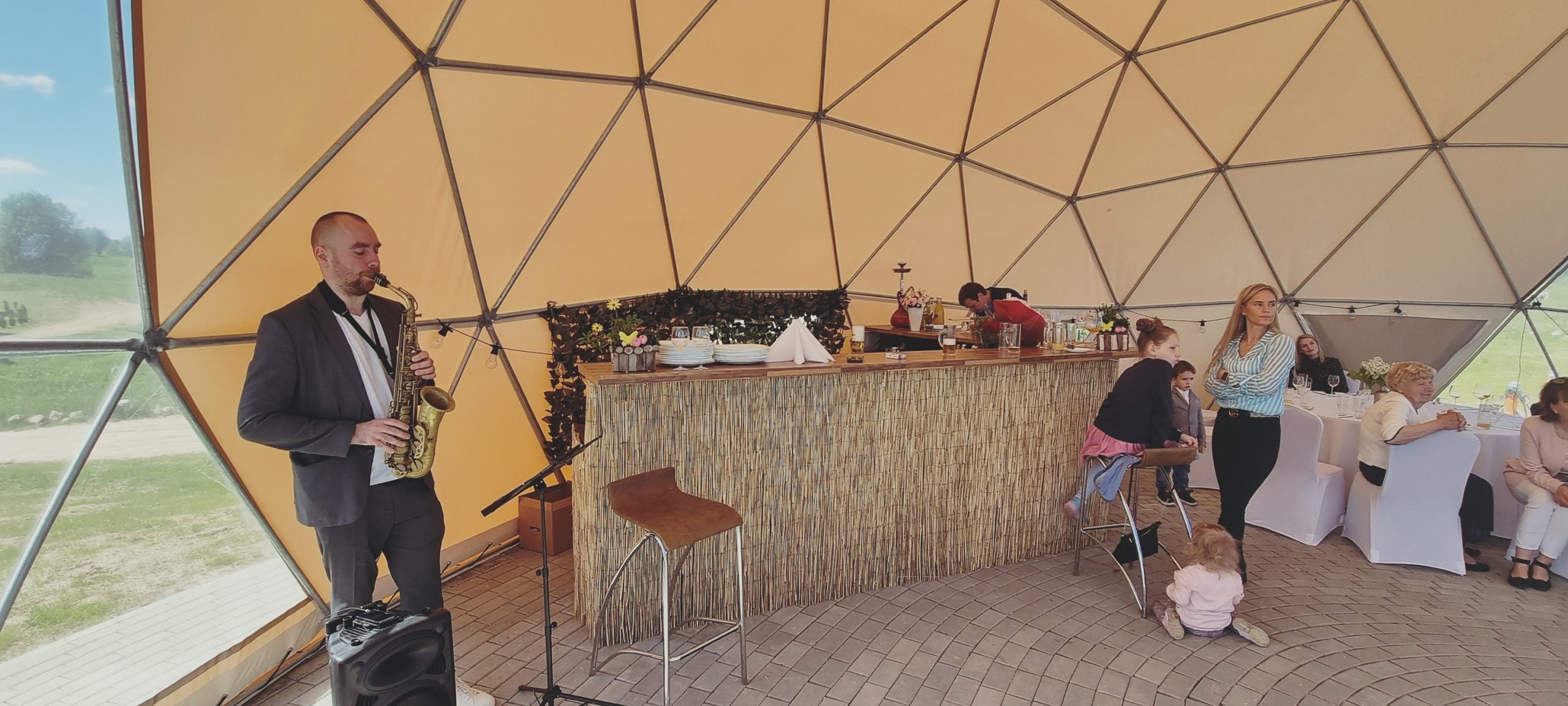 Ø11m 95m2 Renginių Kupolas | MEDA NAMAI, Lietuva