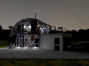 183m2 STOGAS NAMUI Ø11m H7,2m | STIKLINIS