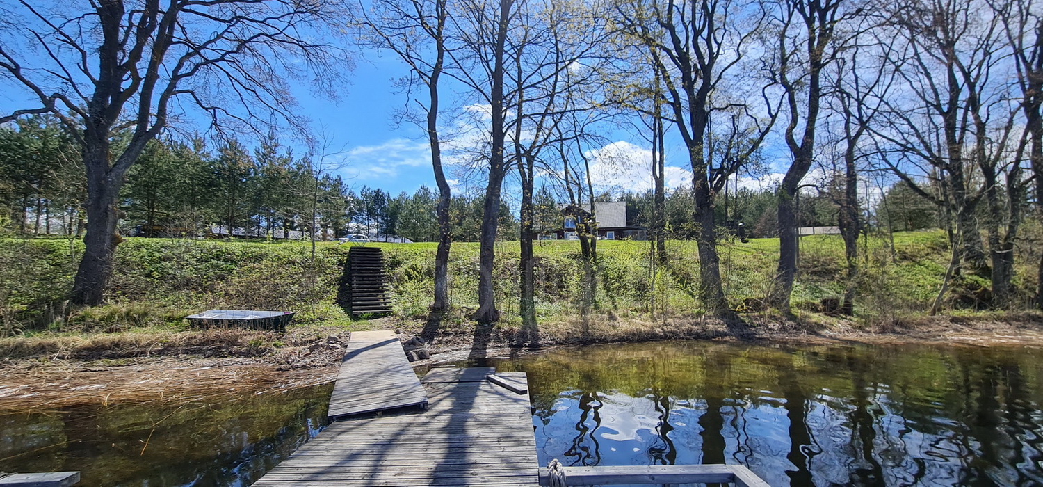 Ø4m 12m2 Žvejo Namelis | Skaidrus Kupolas | „Pakaso Sodyba“, Lietuva