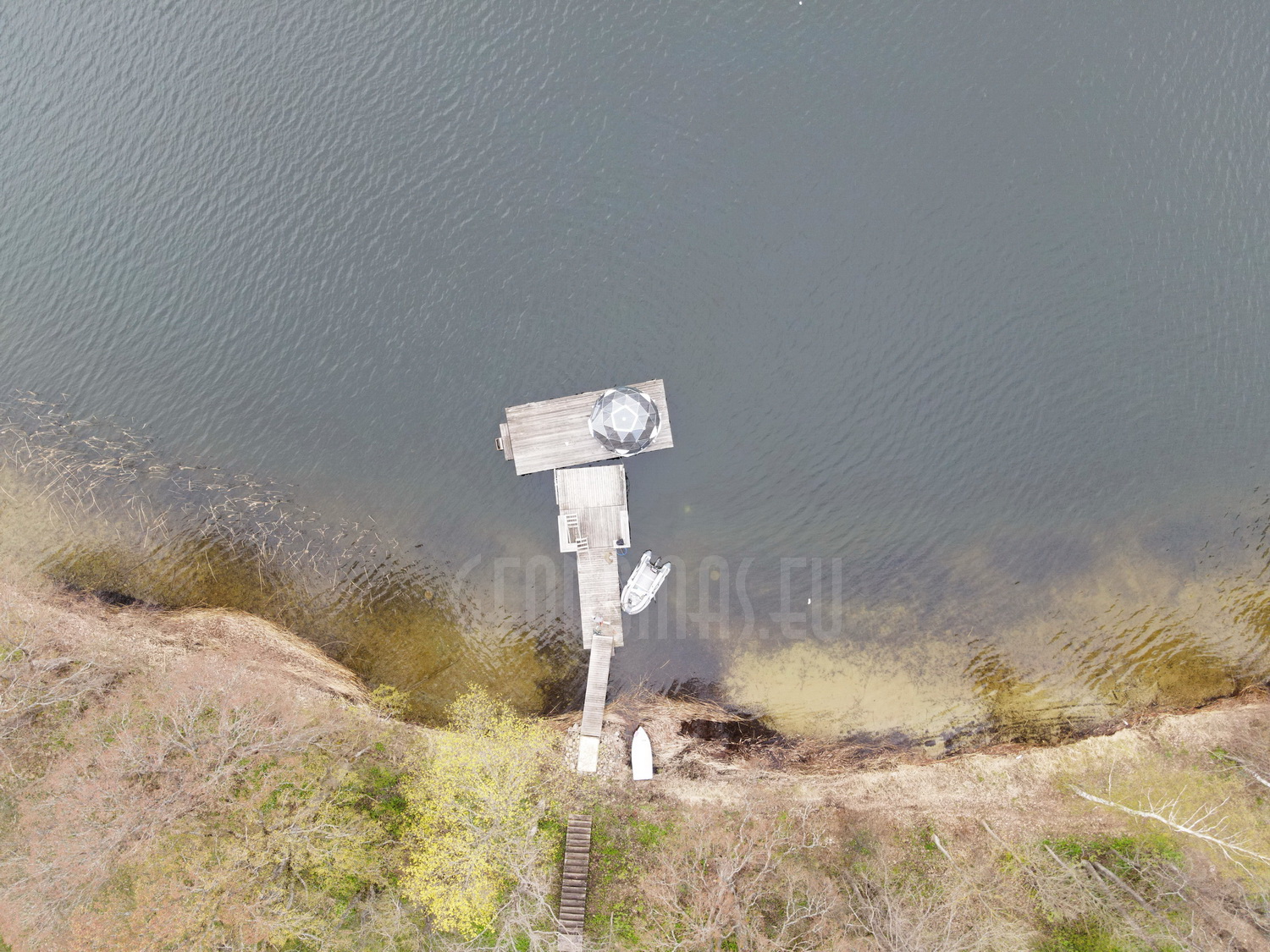 Ø4m 12m2 Žvejo Namelis | Skaidrus Kupolas | „Pakaso Sodyba“, Lietuva